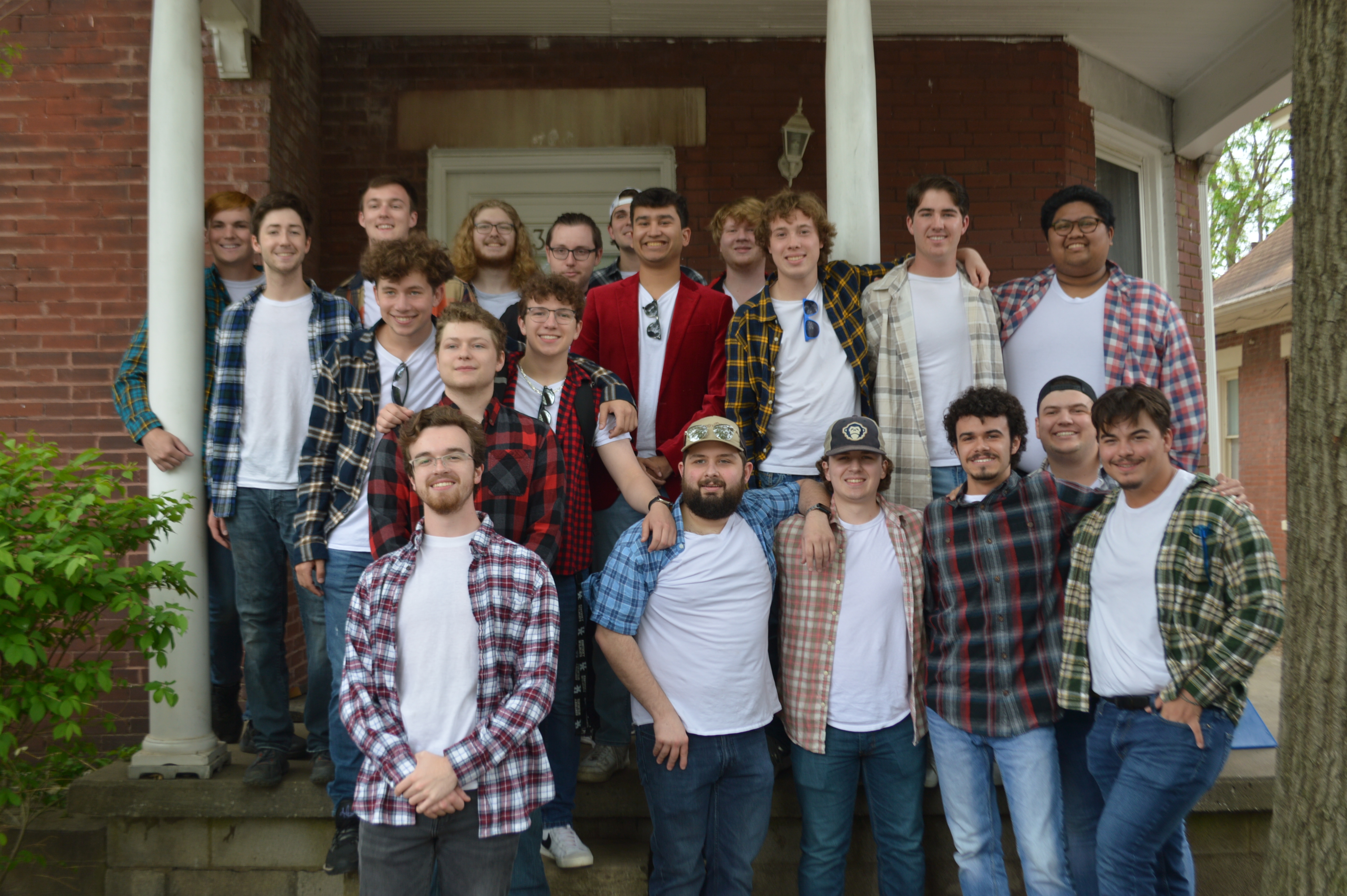 Three brothers together at founders day